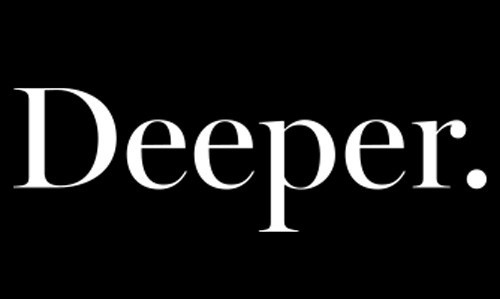 Deeper com 2023. Deeper.com. Deeper logo. Глубокое лого. Студия Deeper.